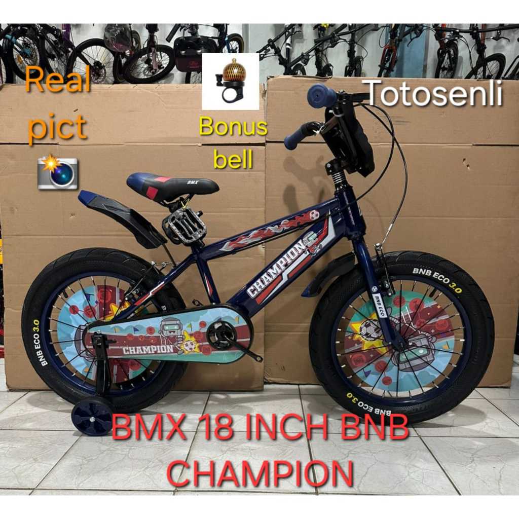 SEPEDA ANAK LAKI LAKI BMX 18 INCH SEPEDA ANAK CHAMPION SEPEDA BMX 18 INCH