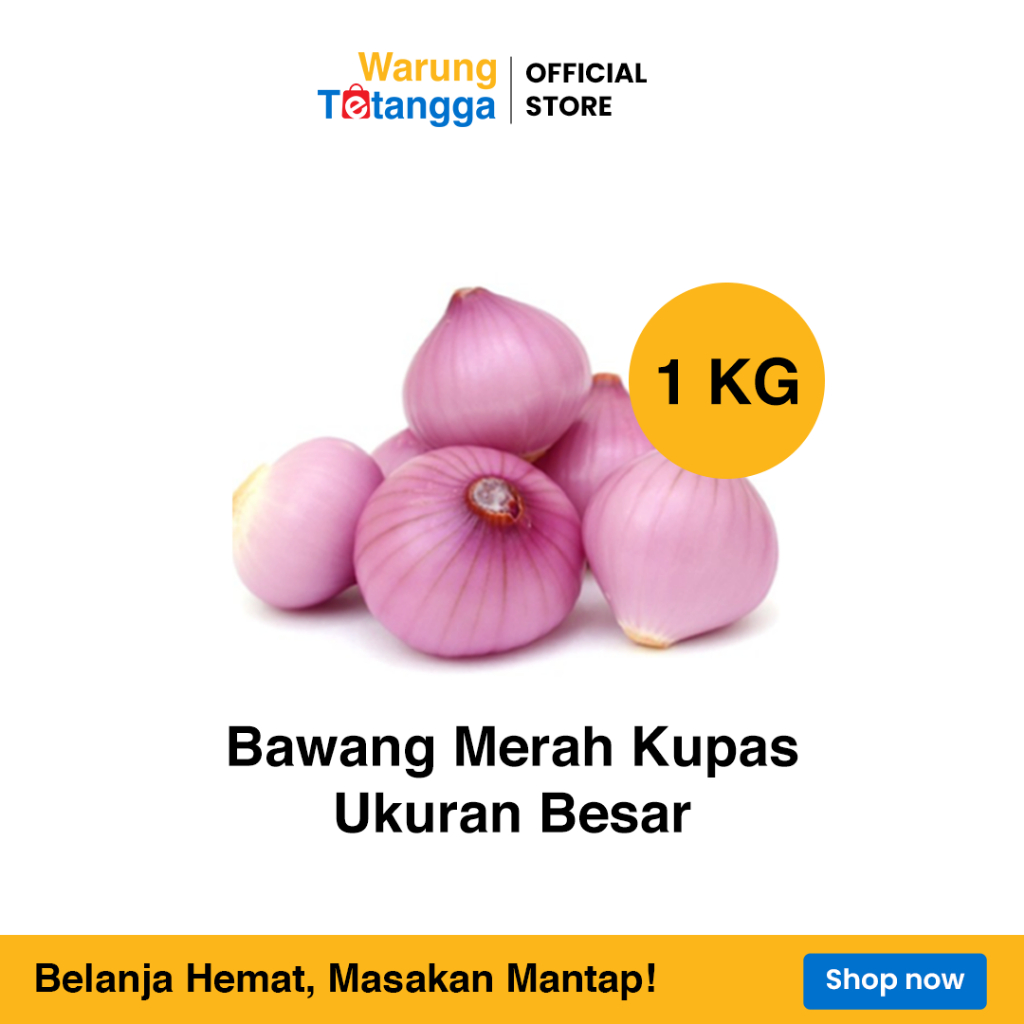 

Bawang Merah Kupas 1 KG / Bawang Merah Kupas Super