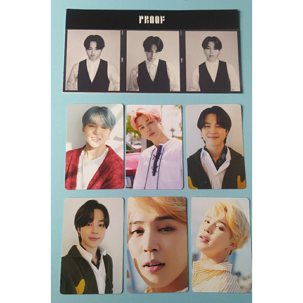 Photocard Jimin BTS Tryptich POB Proof