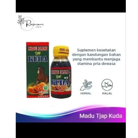 

MADU murni hutan alami cap kuda super tonik6x madu tonik tjap kuda