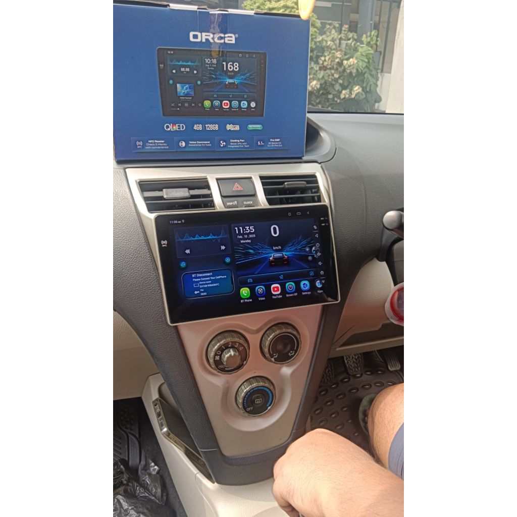 Vios gen 2 pasang haead unit android orca