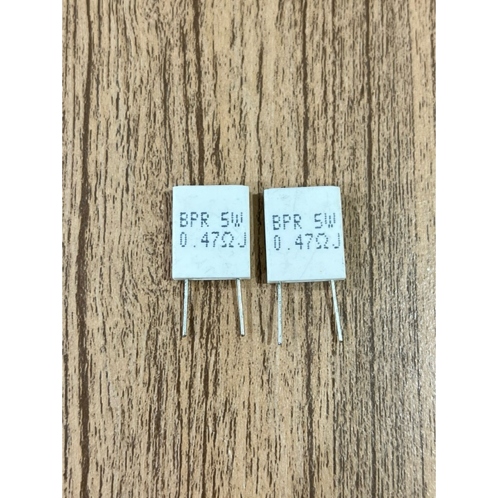 Resistor BPR Gepeng 5W Kapur / Resistor kapur gepeng 5W GROSIR