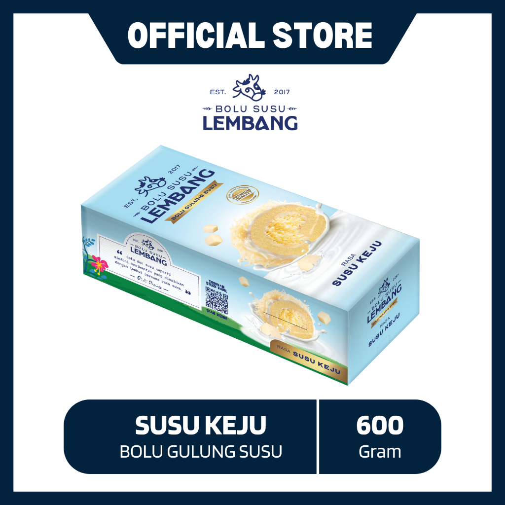 

Bakaranandia - Bolu Gulung Lembang Susu Keju 550Gr - Rasa Original Shopee