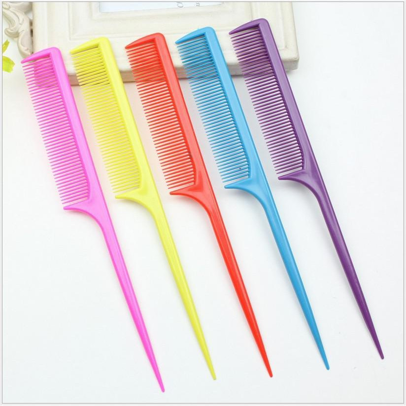 Sisir Lancip Rambut Panjaang Anak Perempuan Sisir Gunting Rambut Murah Polos Warna Warni Souvenir Ni