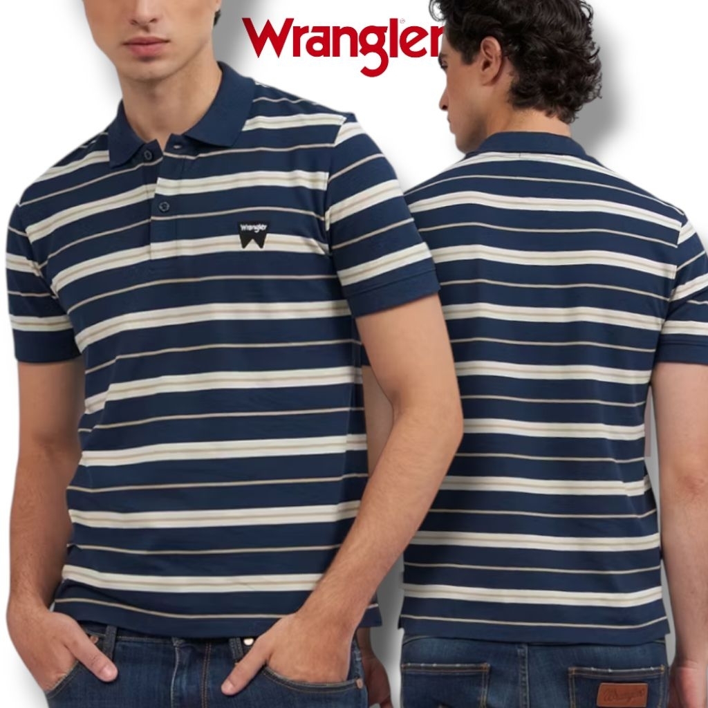 Kaos Krah Pria WRANGLER ORIGINAL