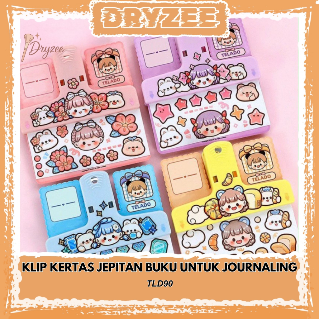 

Klip Kertas Jepitan Buku Untuk Journaling Edisi Doudou Sauce Limited TLD90