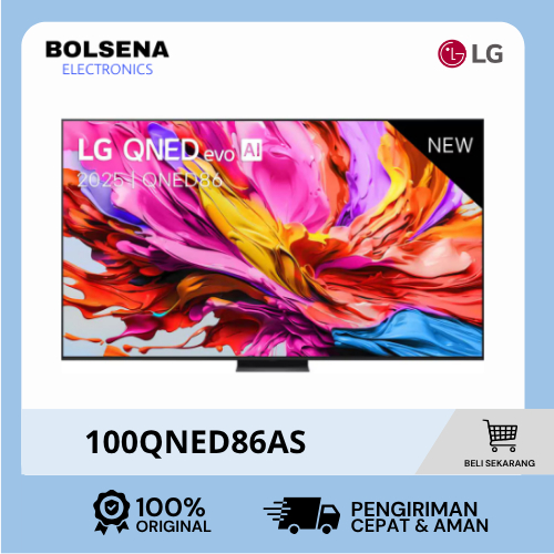 TV LG 100QNED86AS SMART TV 100 INCH QNED LED 4K UHD 100QNED 100QNED86 SMART TV LG 100 INCH
