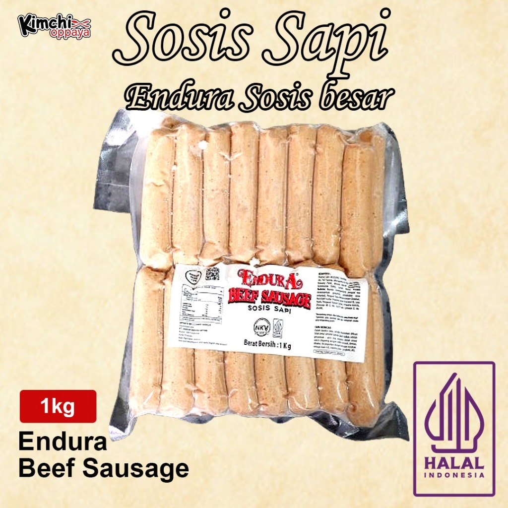 

Endura Sosis Sapi Breakfast Beef Sausage M 1 kg Sosis Isi 32 Pcs