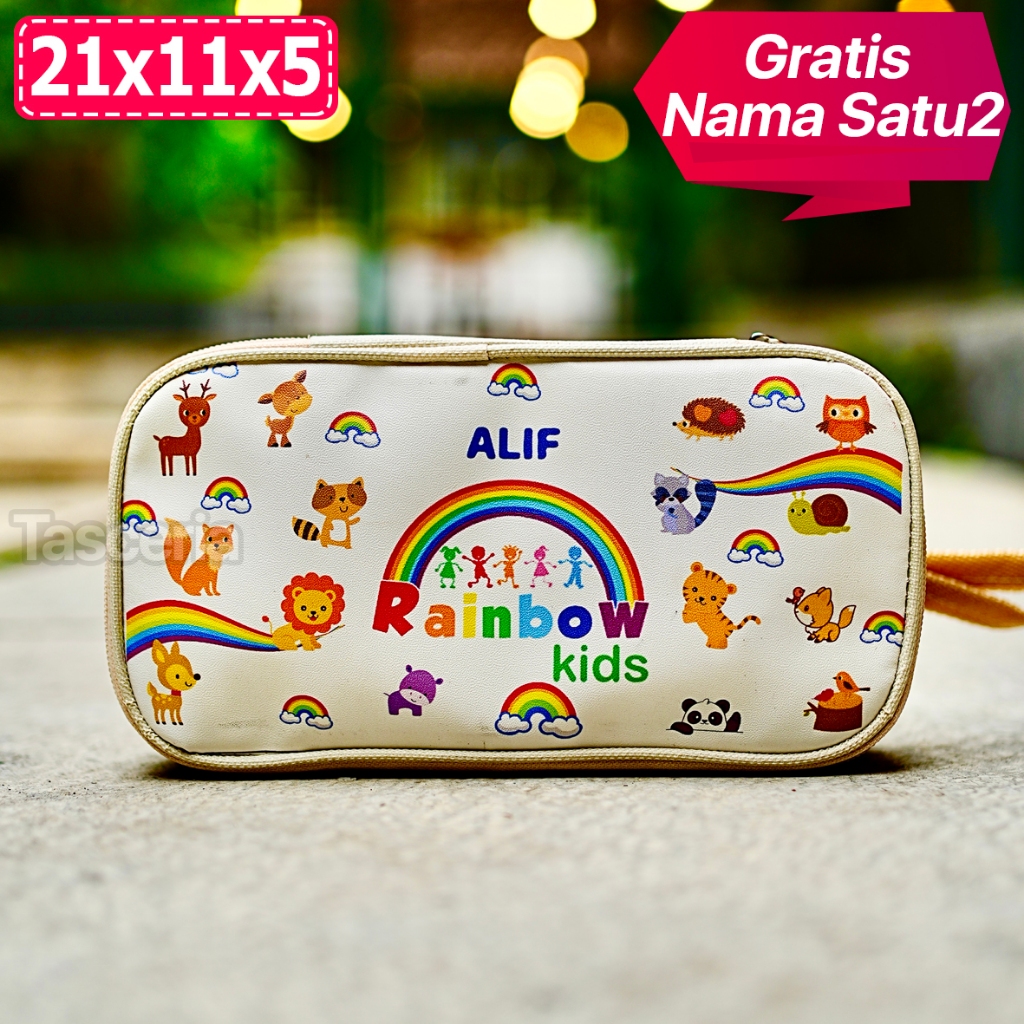 

Pencil Case Anak RainBow kids Custom