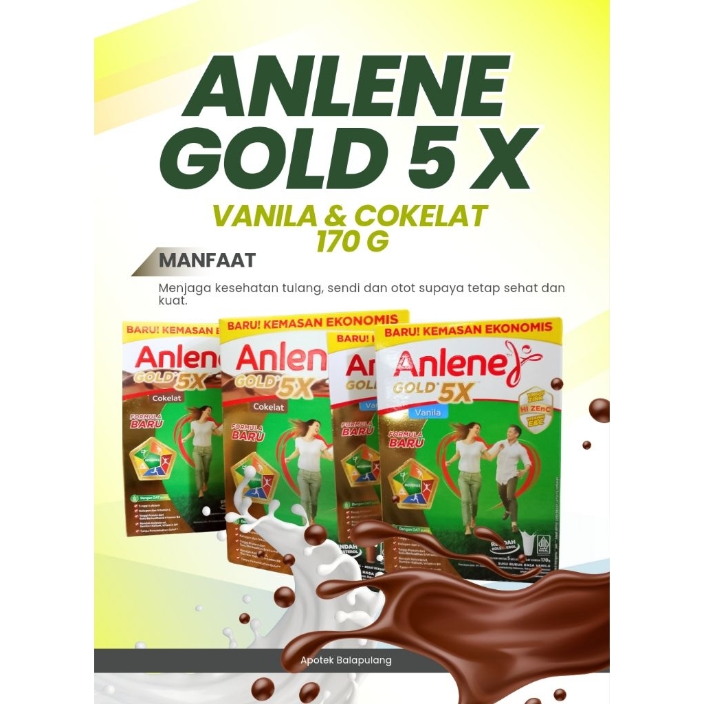 

ANLENE GOLD 170g/box All Varian