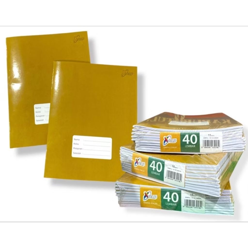 

XPULP BUKU TULIS KRAFT 40 LEMBAR 1 PACK 10 BUKU