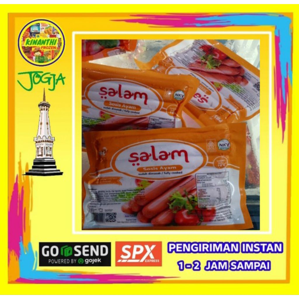 

Sosis salam coklat panjang 500 gr,jogja frozen