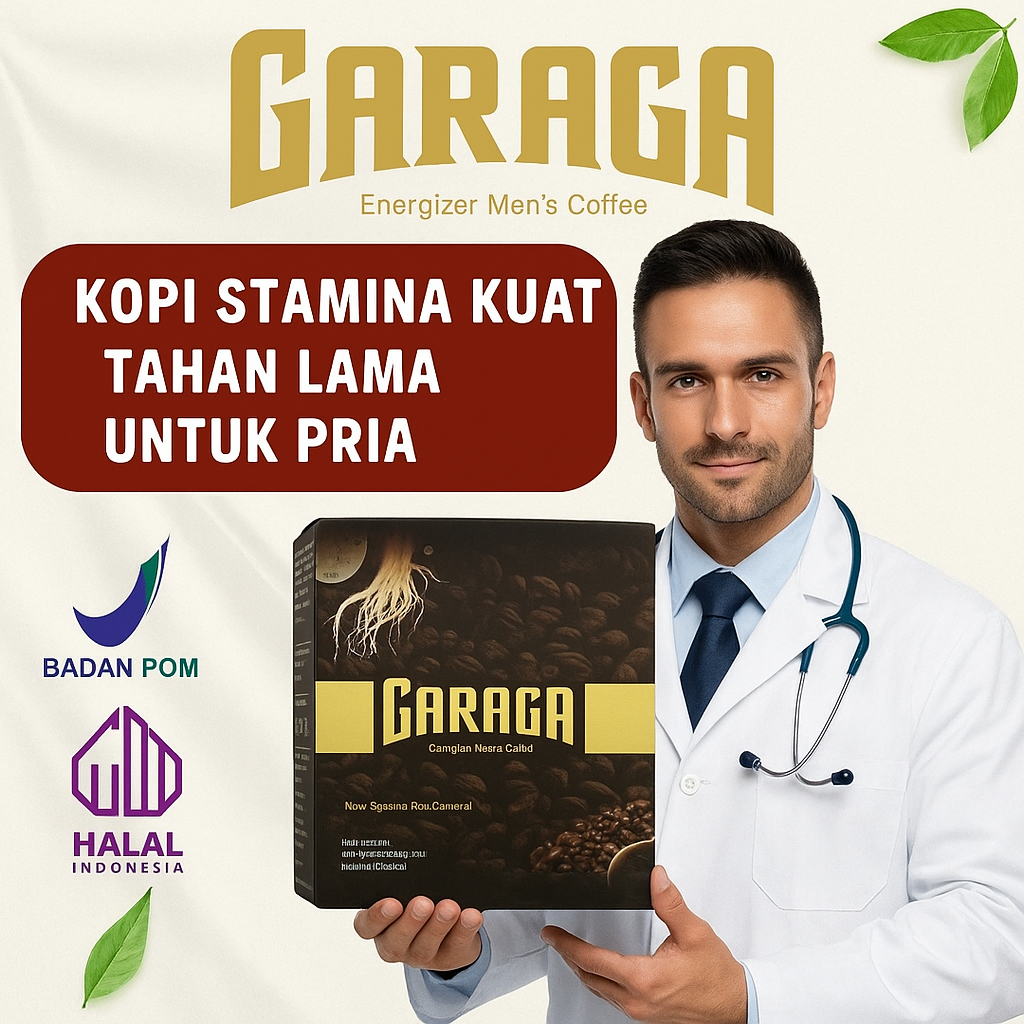 

GARAGA KOPI 1 SACHET MINUMAN INSTAN KHUSUS PRIA DWS BPOM Hallal