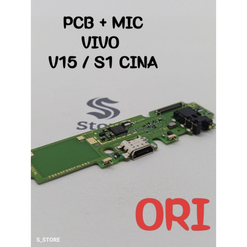 CONNECTOR CHARGER VIVO V15 ORI PAPAN CAS PAPAN KONEKTOR CAS PCB BOARD VIVO V15 ORI + IC