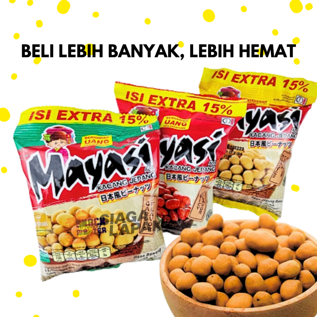 

Mayasi 23gr MINI ECERAN 1 PCS Kacang All Varian Rasa [BELI BANYAK LEBIH MURAH]