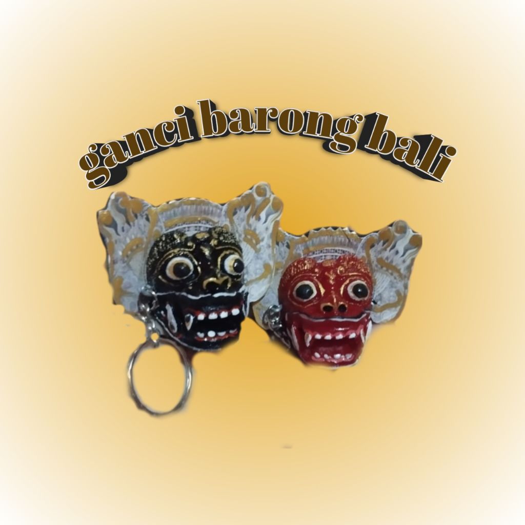 Miniatur Ganci barong Bali