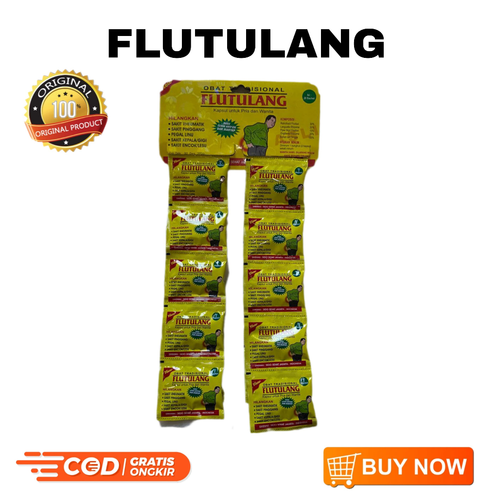 Flu Tulang Kapsul Asam Urat & Flu Tulang [ Original 100% ]