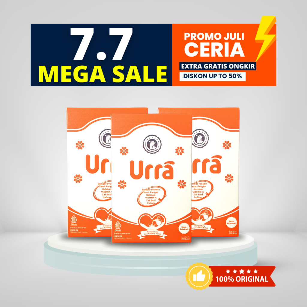 

[PAKET 3 BOX] URRA - Susu Kambing Saanen Untuk Anak