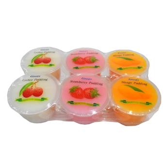 

Goody Pudding Jelly 80gram x 3Pcs & 6Pcs Mixed, Mango, Strawberry & Lychee