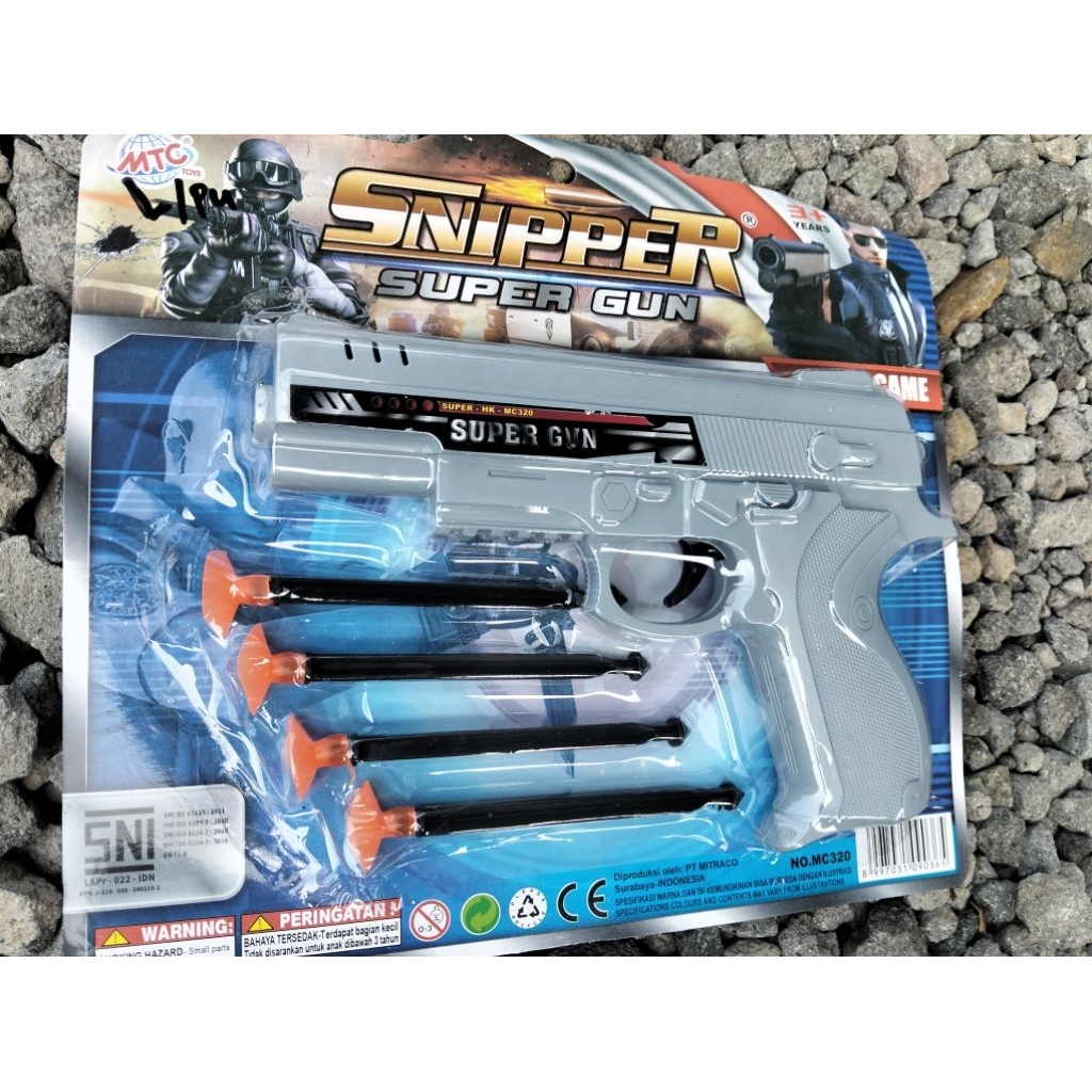 Mainan Anak Tembakan Plastik/Mainan Anak Pistol Plastik/Mainan Pistol Tembak Manual