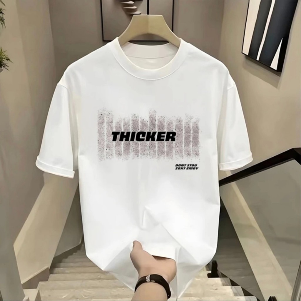 CODKaos Cowok Bahan Adem/Kaos Pria Tebal THICKER – Baju Distro Simple Keren Kekinian