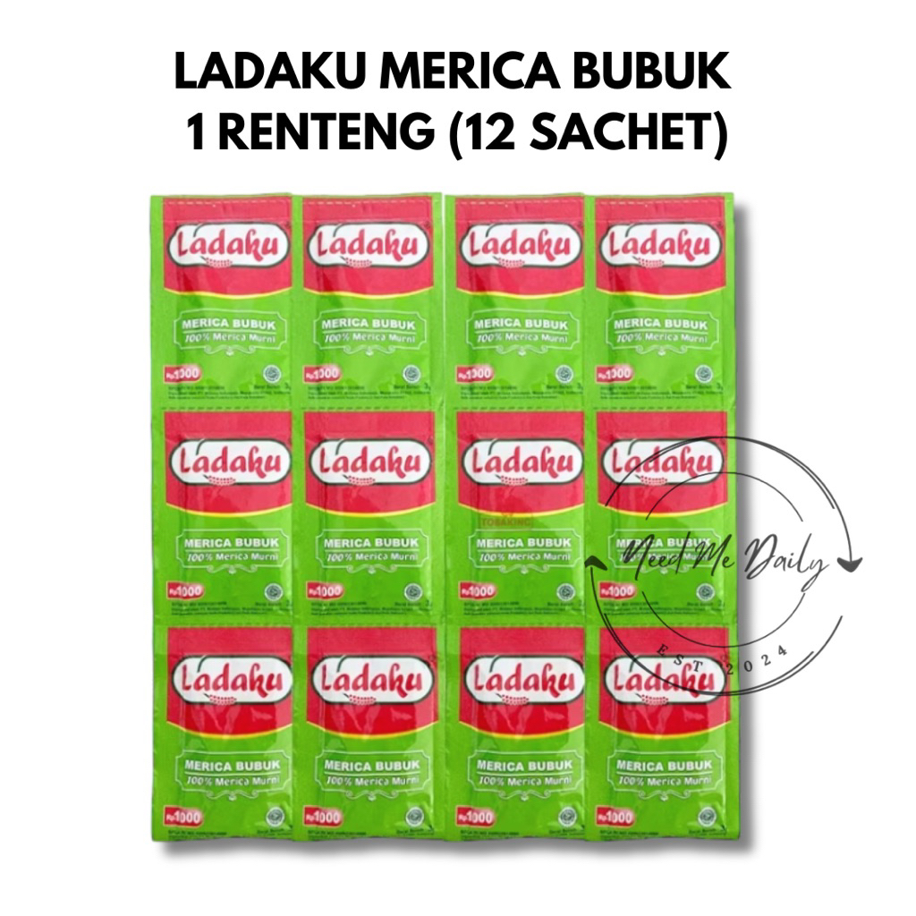 

Ladaku Merica Bubuk Murni Renceng 12 Sachet | Lada Putih White Pepper Powder