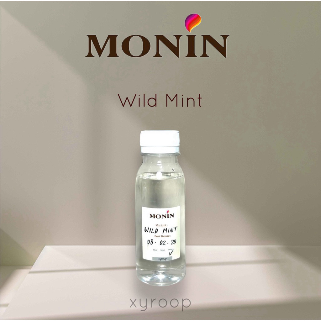 

Monin Syrup Repack Wild Mint Coffee Sirup 30ml 50ml 100ml
