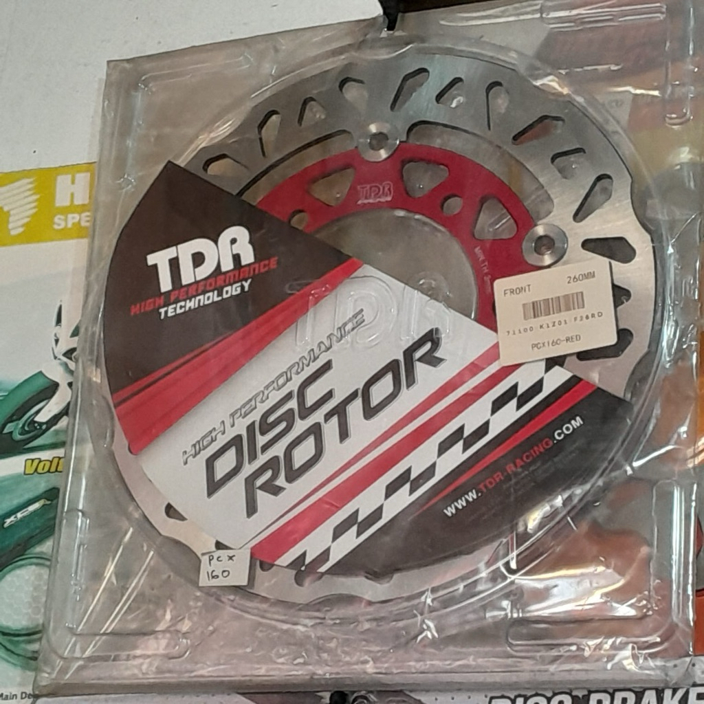 DISC BRAKE / PIRINGAN DEPAN PCX 160 CBS 260 MM TDR MERAH