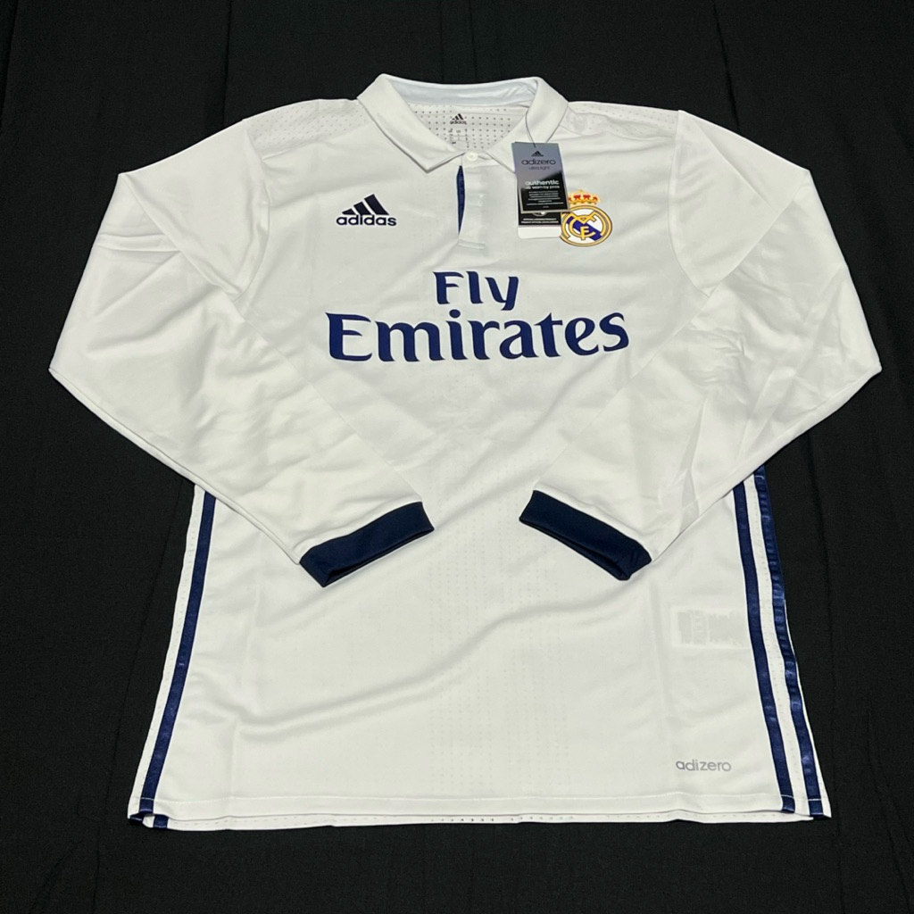 Jersey Real Madrid Home 2016/2017 Long Sleeve - Player Issue ( Adizero )