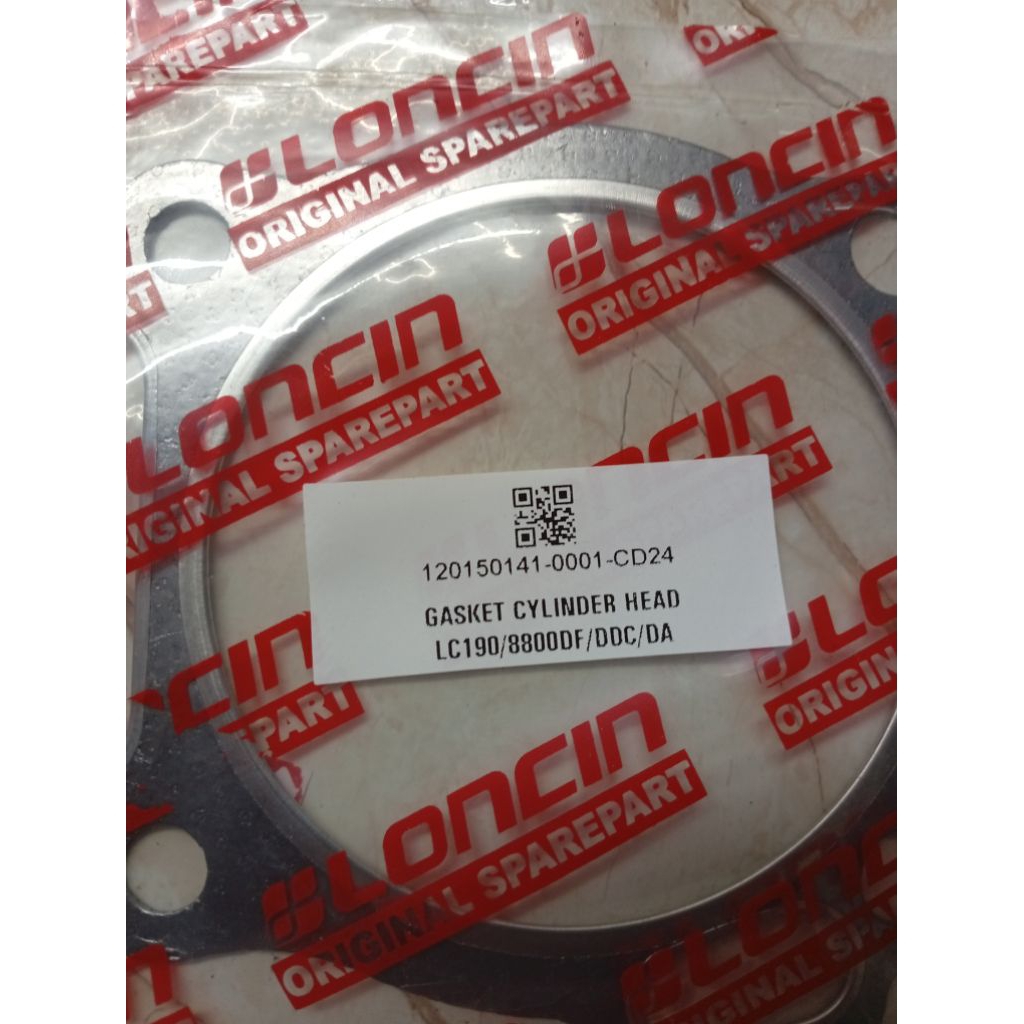 ORIGINAL GASKET HEAD LONCIN LC 190 F 14HP PAKING KOP
