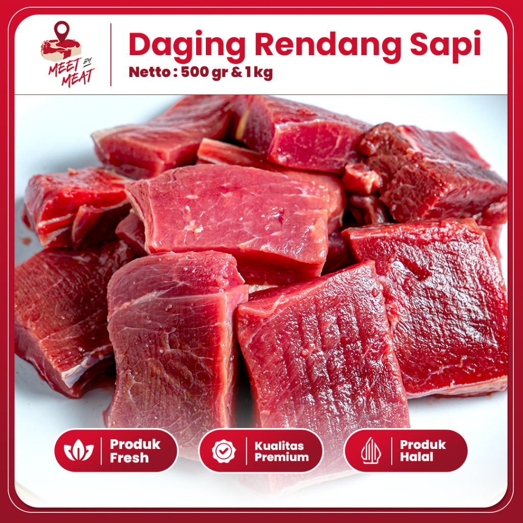 

Daging Rendang Sapi Beef Cube Slice Bagian Paha Belakang Kualitas Terbaik Untuk Dendeng Gulai Soto Meetbymeat
