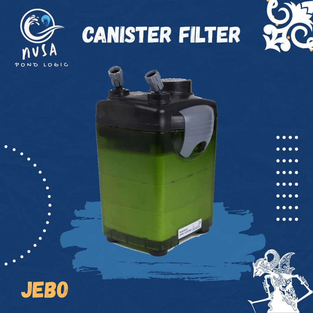 External Akuarium Filter Jebo Canister 829 Bio Chemical Filter