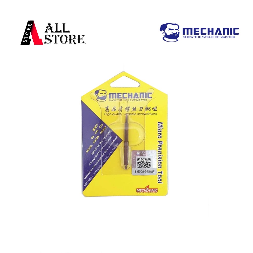 MECHANIC MATA OBENG AK 999A Y 0.6 - SCREWDRIVE MATA OBENG Y 0.6 MECHANIC AK 999A ORIGINAL