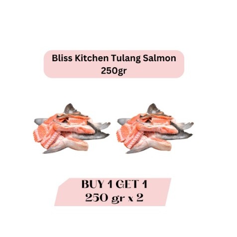 

BUY 1 GET 1 - Bliss Kitchen Tulang Salmon 250gr 2pack x @250gr : 500gr