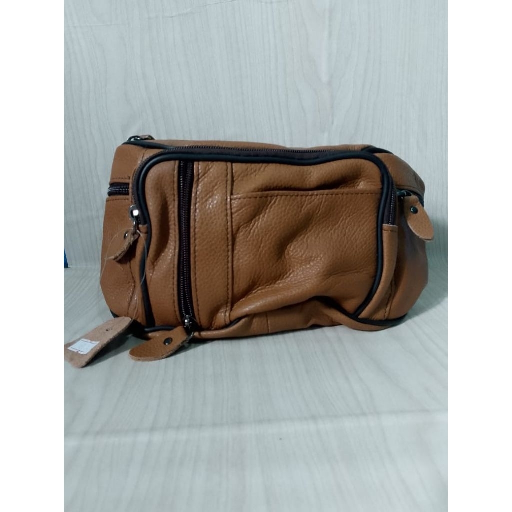 Tas pinggang kulit pria /wanita