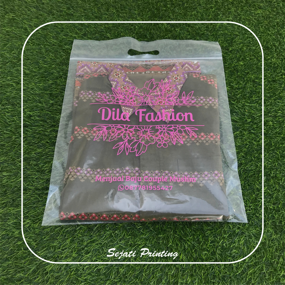 

(Isi 100 pcs) Sablon Plastik Murah 35x38cm + 7cm, FREE DESAIN - SEJATIPRINTING - Klip Pound