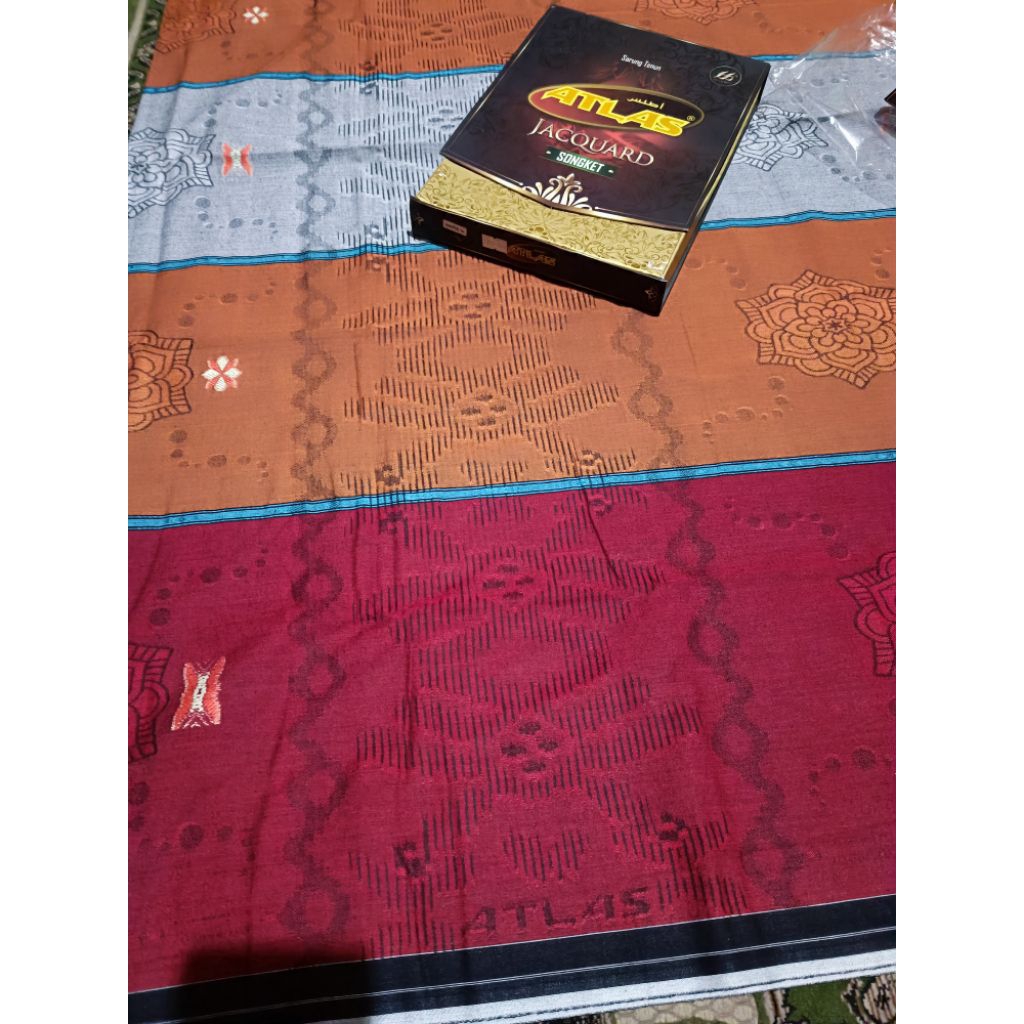 Atlas Jacquard Songket Gold