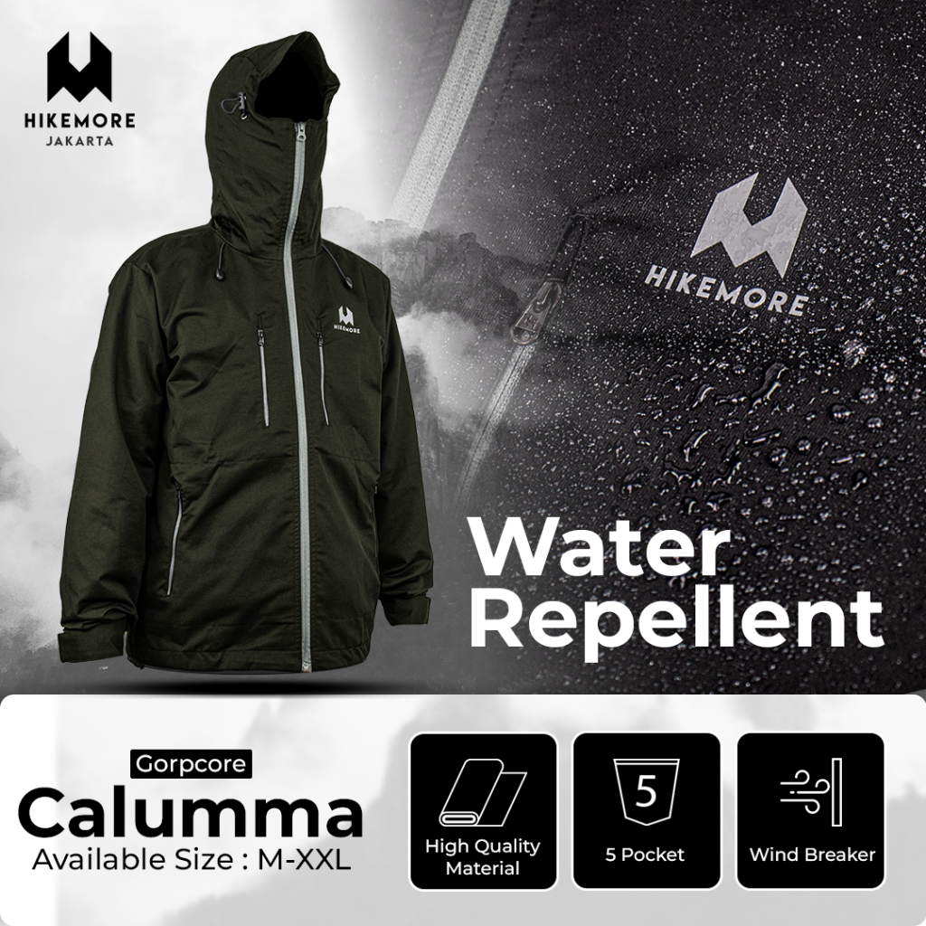 Jaket Gunung Gorpcore Hikemore Calumma Jaket Outdoor Windproof