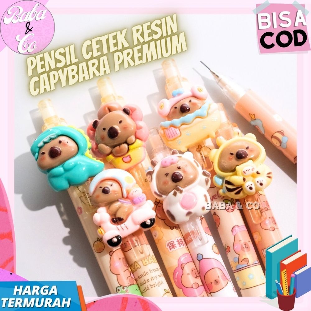 

PENSIL CETEK RESIN CAPYBARA PREMIUM PENSIL MEWAH CAPYBARA MEKANIK CETEK ALAT TULIS SEKOLAH PENSIL CAPYBARA CETEK PREMIUM RESIN IMUT UNIK GROSIR COD