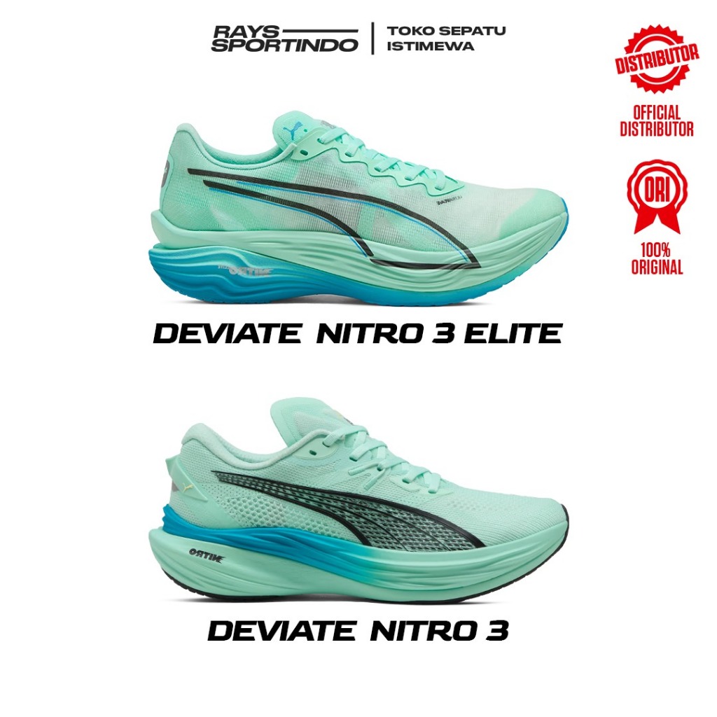 SEPATU RUNNING PUMA DEVIATE NITRO 3 DAN DEVIATE NITRO 3 ELITE