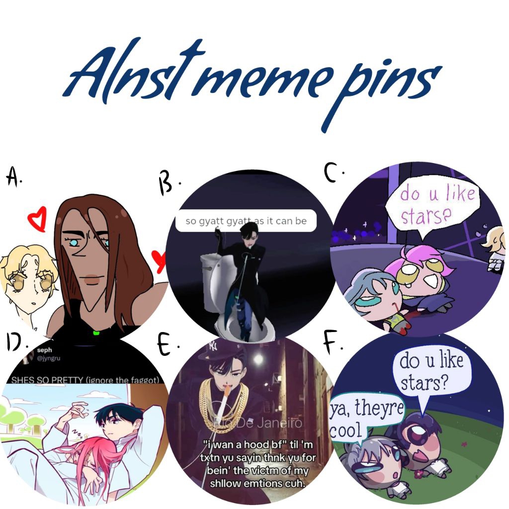 alnst meme pins