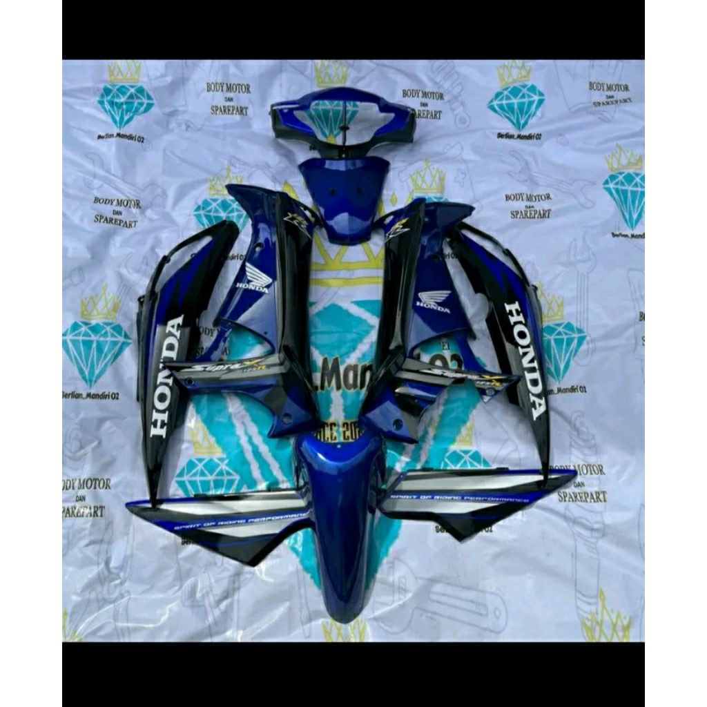 FULLSET BODY HALUS SUPRA X 125 LAMA