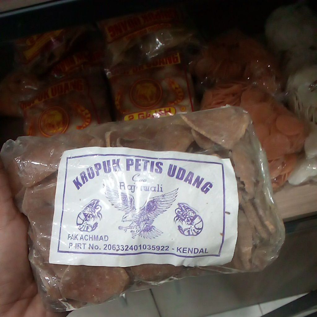 

kerupuk petis udang kemasan 250 gr