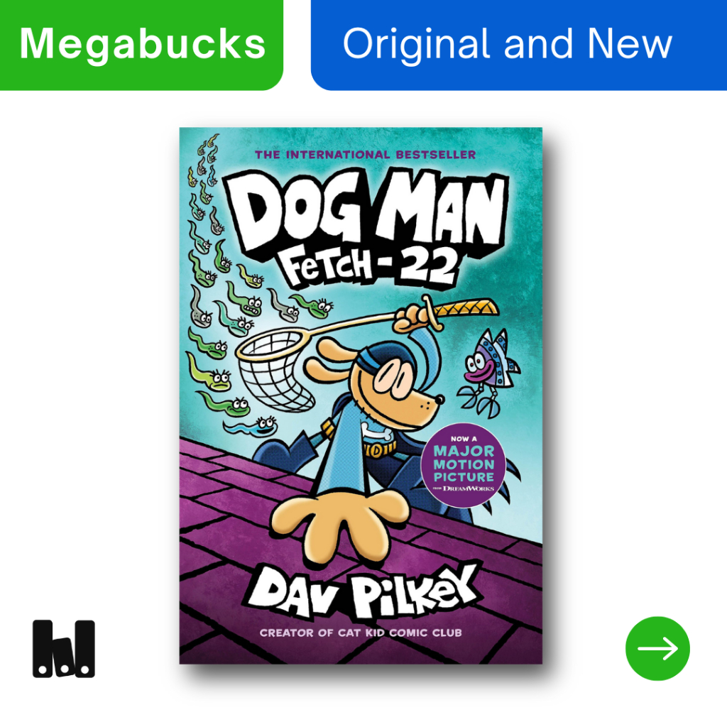 (Scholastic) Dog Man Fetch-22 by Dav Pilkey Original English