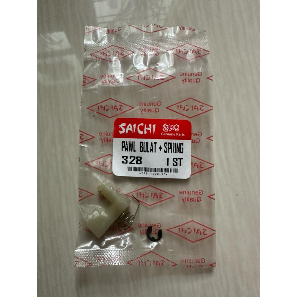328 pawl bulat + spring 1 set , kuku alang komplit mesin potong rumput 2T