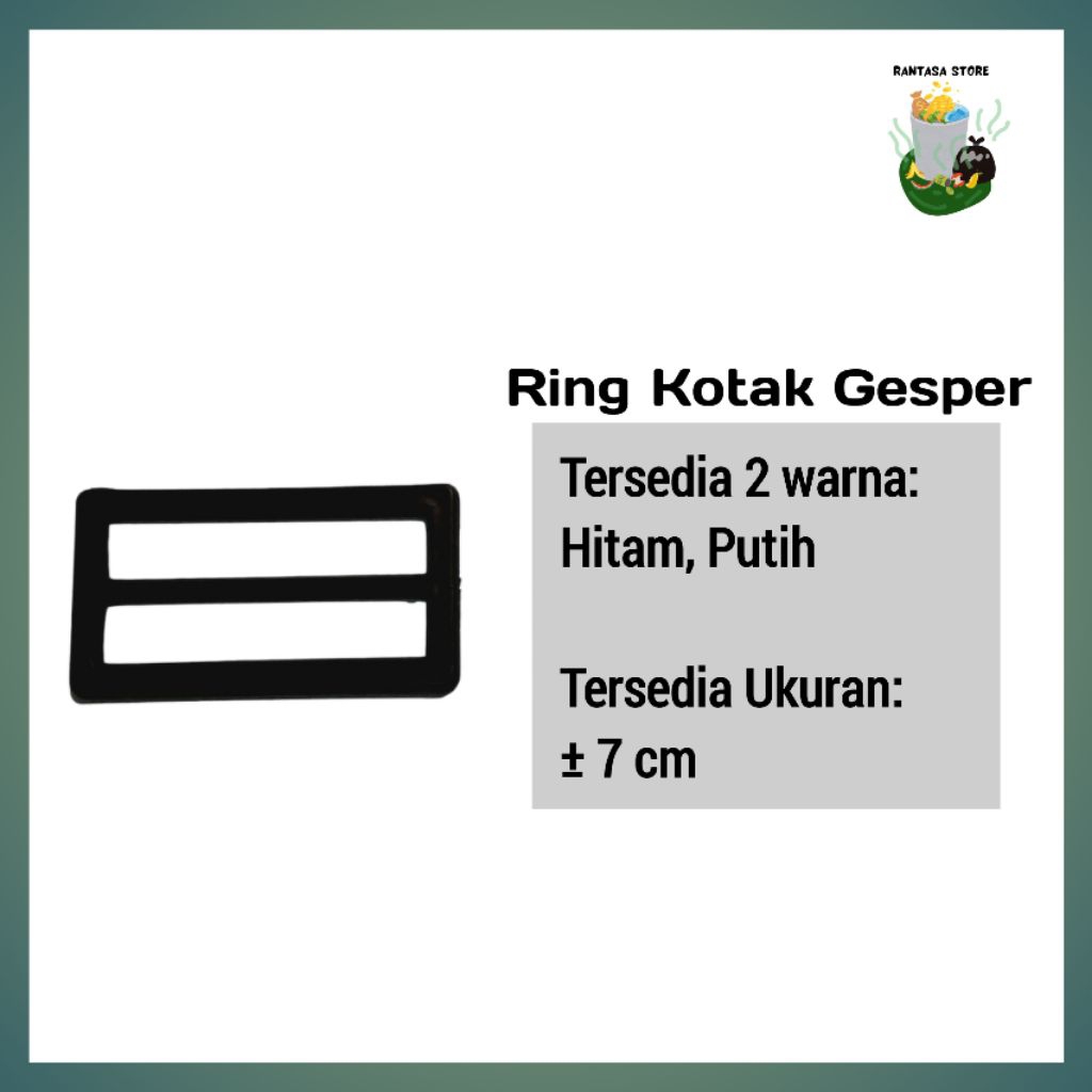 Gesper Ring Jalan (12 pcs)
