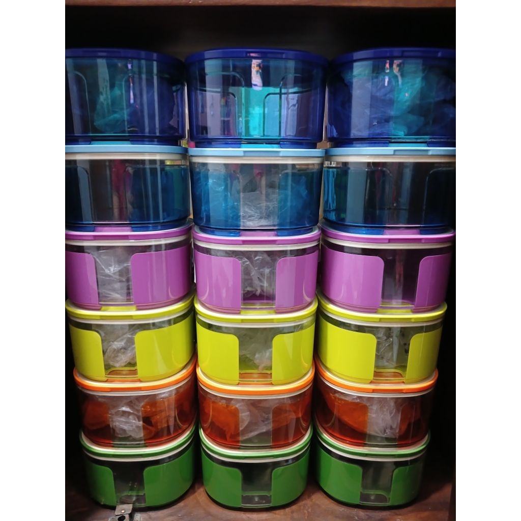 Window canistar tupperware / window canistar ungu /window canistar pink soft / toples tupperware (1)