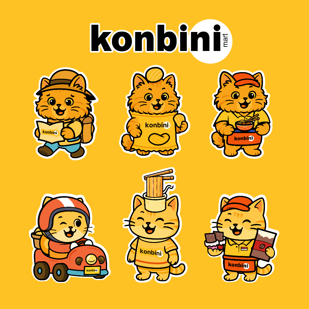 

KONBINI - Free Gift Stiker Kucing Gembul Tora dan Tori