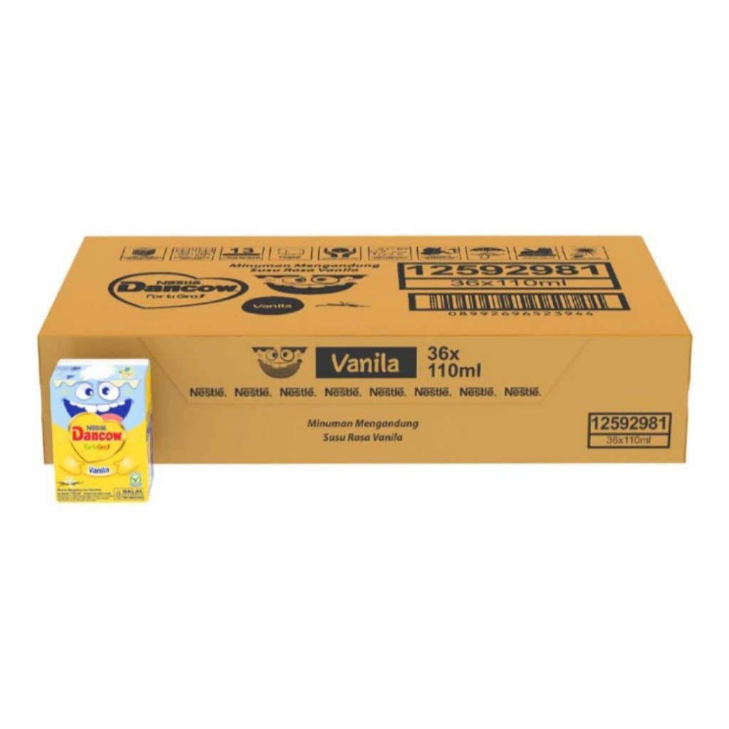 

Dancow FortiGro Susu UHT Rasa Vanila 36 x 110 ml -Karton