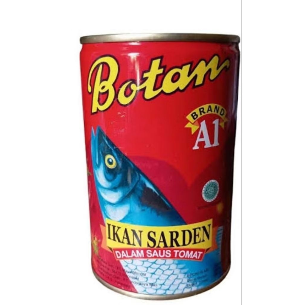 

Sarden Botan Ikan Kaleng Saus Tomat 155g